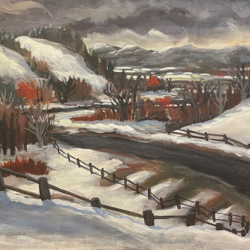 Image of Acrylic on Masonite