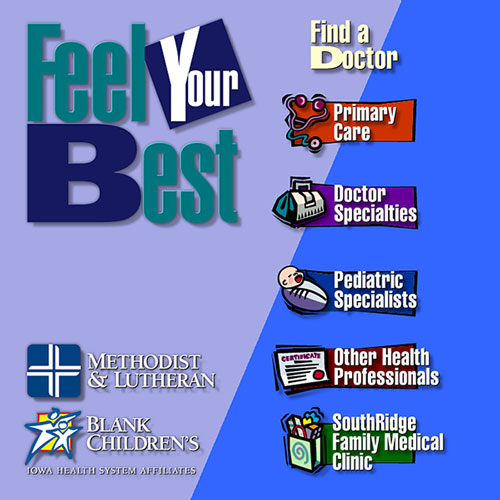 Image of Kiosk Splash Screen - Iowa Health System