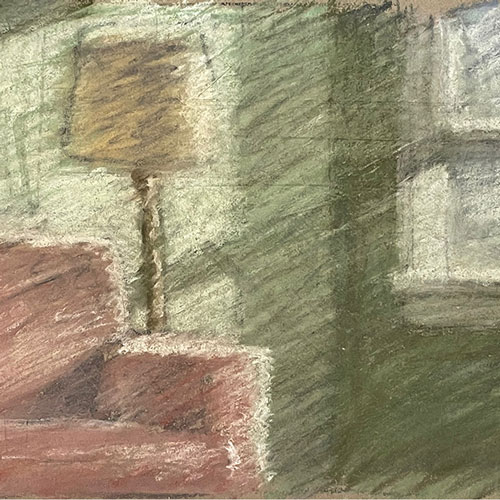 Image of Study - Pastel on Paper