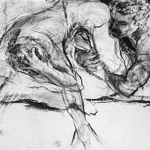 Rick Herman Design: Personal - image of Self Portrait in Charcoal